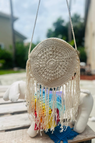 Dreamcatcher Macrame Bag